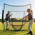 Custom baseball nets made from HDPP material in black