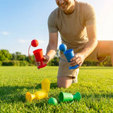 Plastic Cup & Ball Game in vibrant colours for indoor and outdoor fun