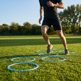 Agility Training Rings Pack of 6 with carry bag and clips