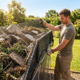 Heavy Duty Skip Nets made from HDPE Twine for Industrial Use