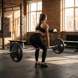 Olympic weight plates with PU coating, various weights