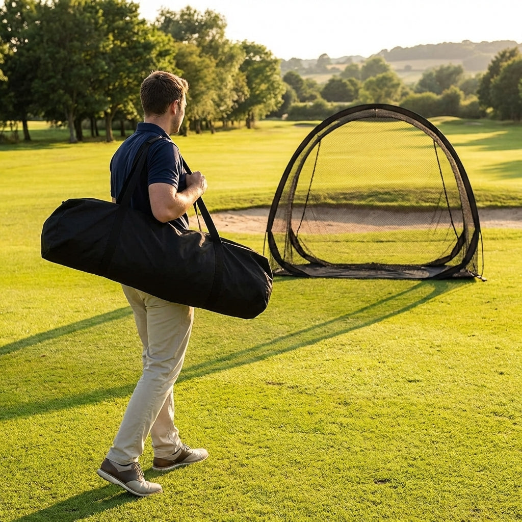 Replacement sports carry bag for goals, rebounders, and cages