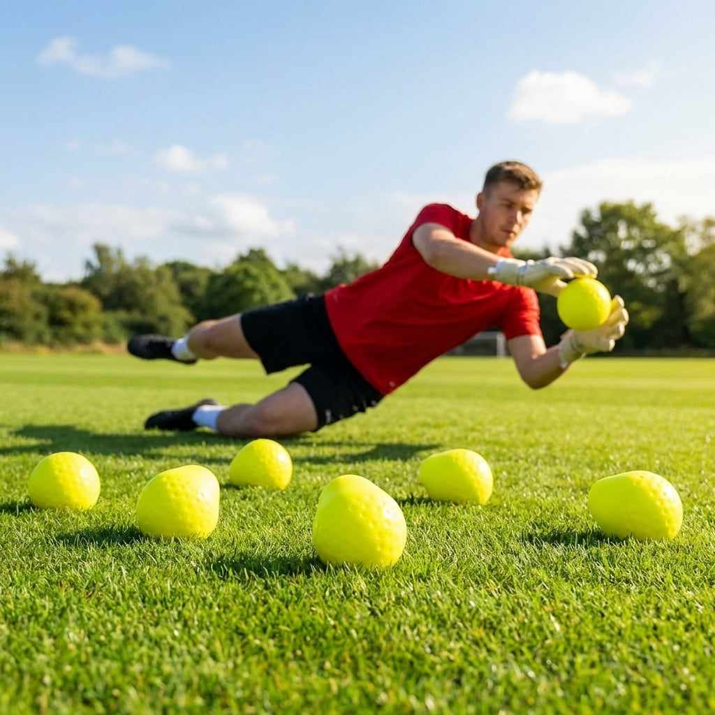 Fluro Yellow Training Hockey Ball for Skill Enhancement