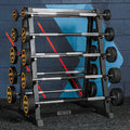 Rubber barbell weights with cast iron core for gym and home use