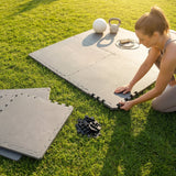 Rubber gym flooring mats available in various colours and thicknesses