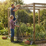 28mm bird netting in black for gardens and industrial use