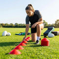 Rugby Training Marker Cones in multiple colours with cone stand