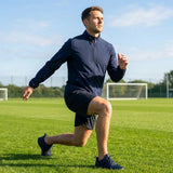 Windbreaker jacket in black and navy, ideal for training and casual use
