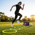 Agility Training Rings Pack of 6 with carry bag and clips