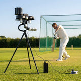 Cricket Bowling Machine with adjustable speed and steel frame