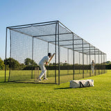 Cricket nets made from HDPE, available in various sizes for indoor and outdoor use
