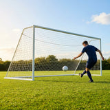 Steel football goal 24ft x 8ft for outdoor use