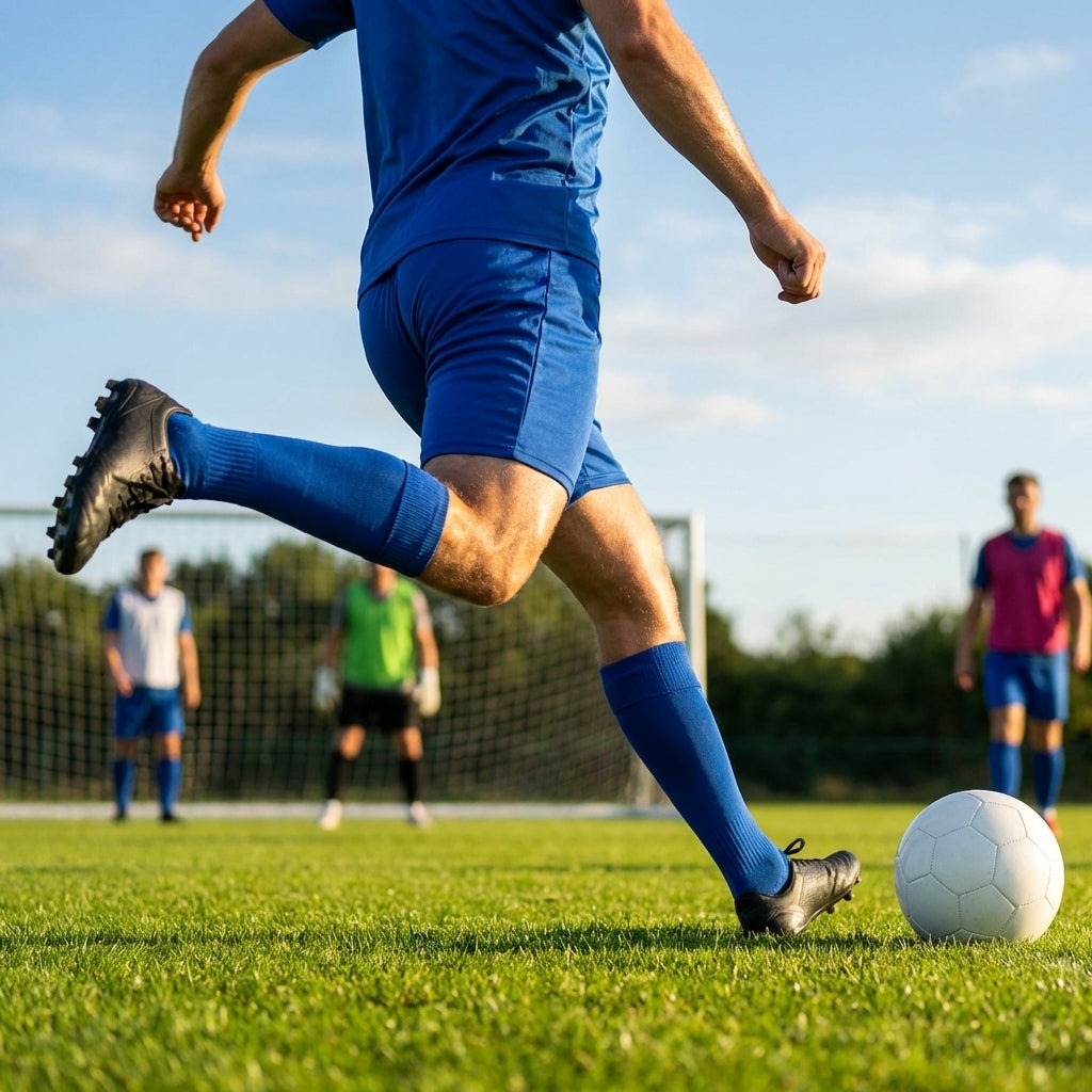 Football shorts in various colours made from polyester, ideal for sports