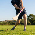 Ash Hurling Stick with custom grip colours, ideal for indoor and outdoor sports
