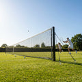 Tennis surround system with netting and poles for home use