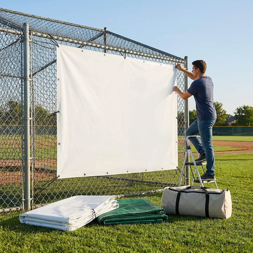 Baseball Batting Cage Net Savers in Multiple Sizes and Colours