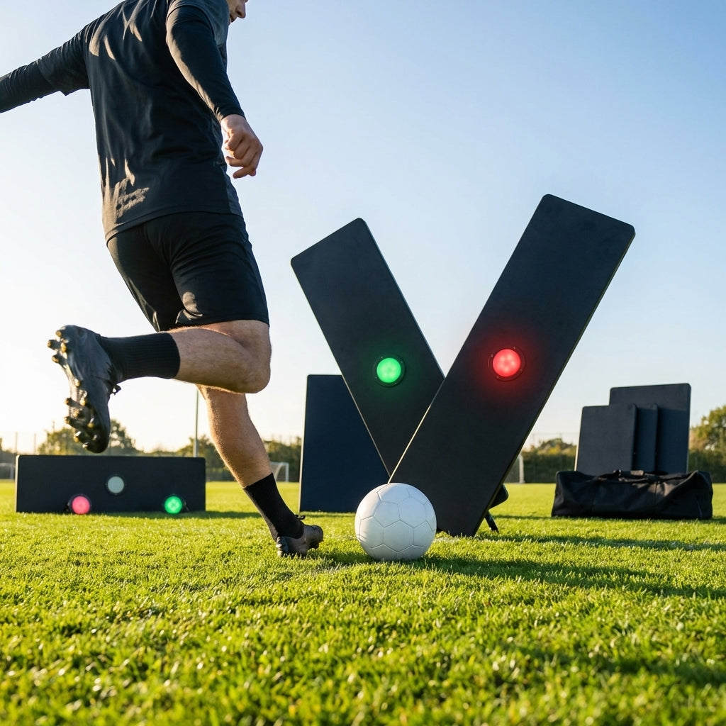 Interactive rebound boards for football training with advanced features