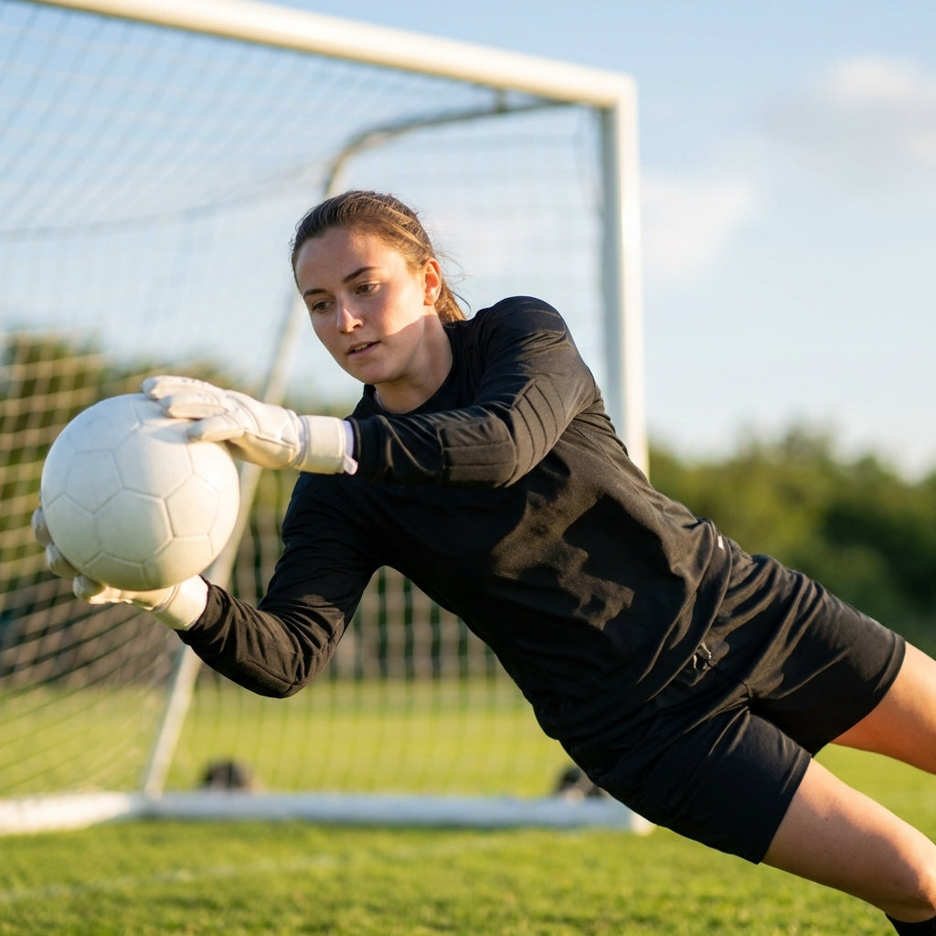 Women's Goalkeeper Shirt in vibrant colours, perfect for football
