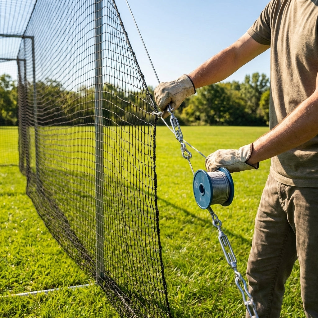 Wire Tension Kit for Batting Cages made from Galvanised Steel