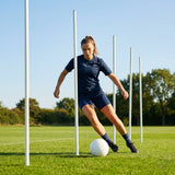Slalom training poles available in 3ft and 6ft, made from shatterproof PVC