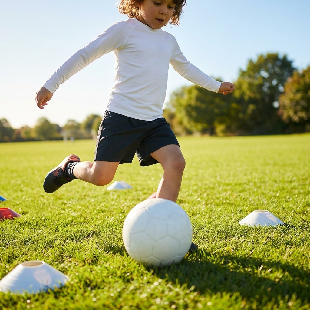 Kids' long sleeve base layer top in various colours