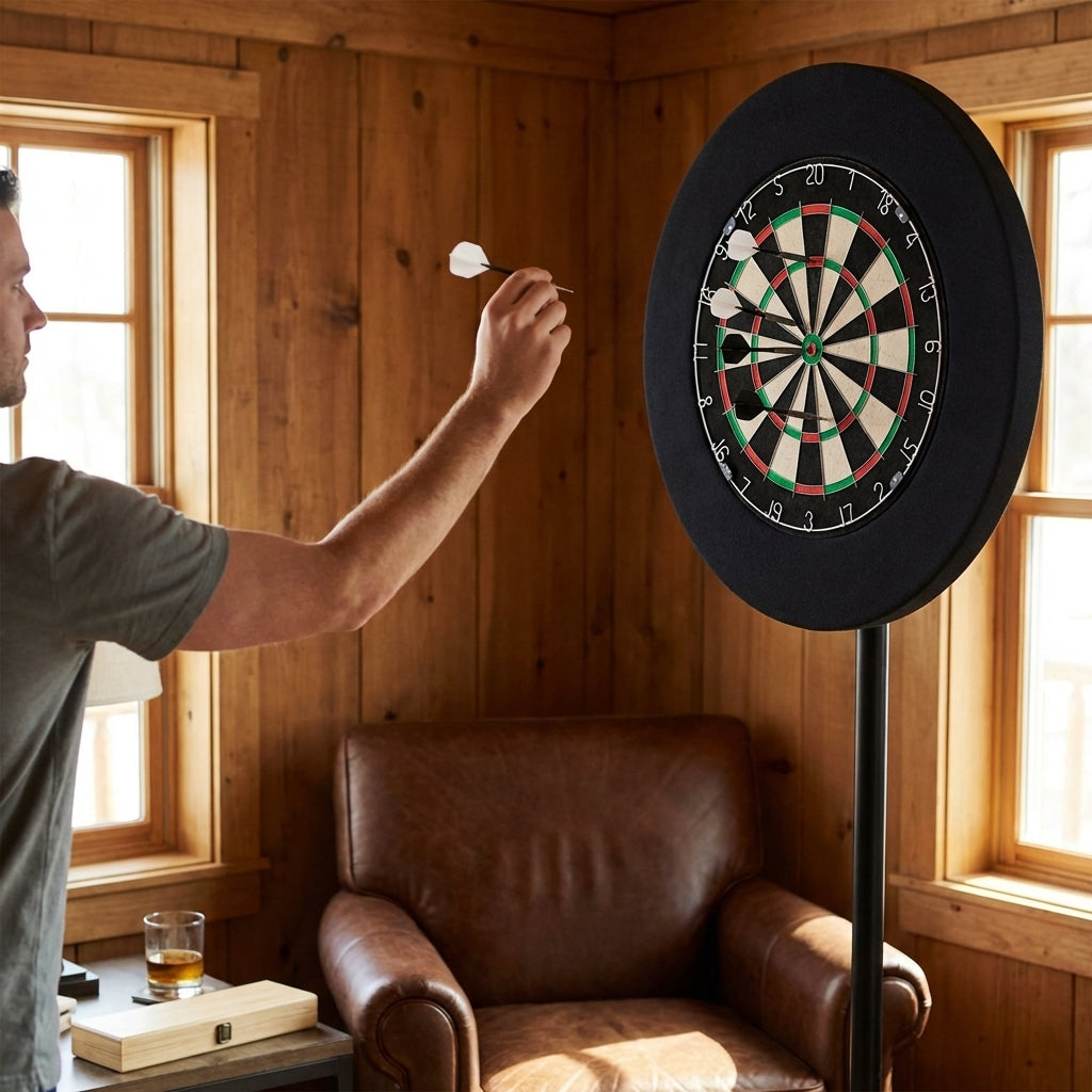 Professional dartboard made from Brazilian Sisal