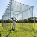 Cricket nets made from HDPE, available in various sizes for indoor and outdoor use