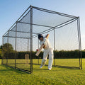 Cricket nets made from HDPE, available in various sizes for indoor and outdoor use