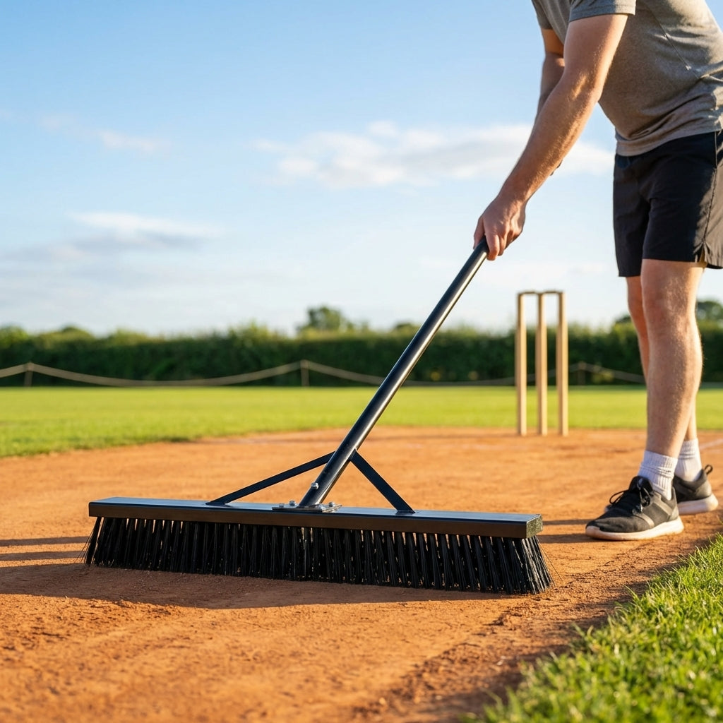 Tennis Court Drag Brush with Heavy-Duty Nylon Bristles
