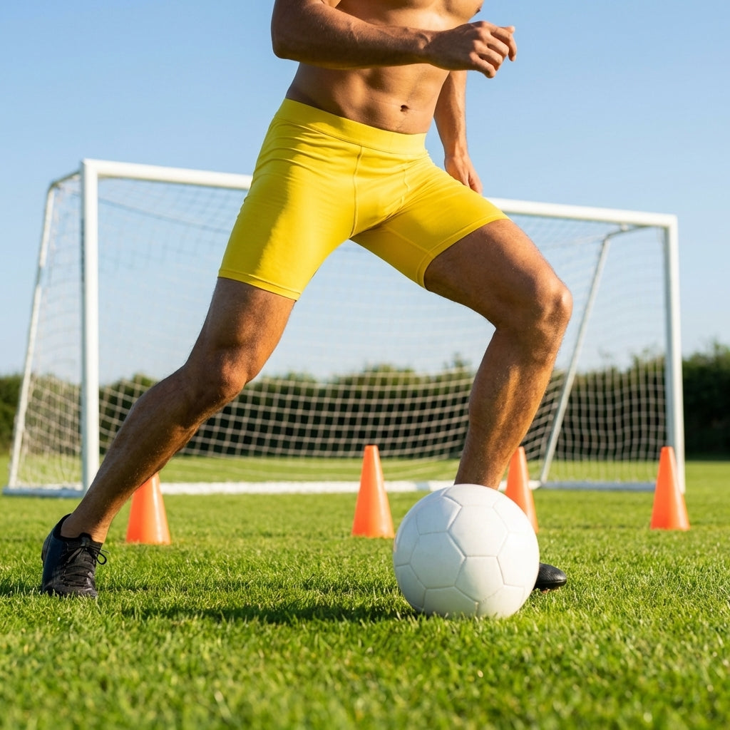 Men's base layer shorts in various colours, ideal for sportswear