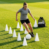 Training cones for sports practice, durable 12-inch cones