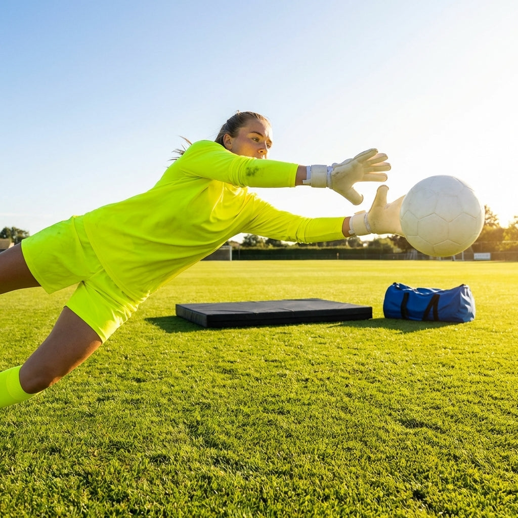 Goalkeeper shirt made from polyester, ideal for football