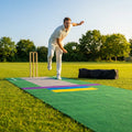 Cricket matting with coloured zones, ideal for training