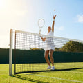 42ft doubles tennis net with HDPE double top for indoor and outdoor use