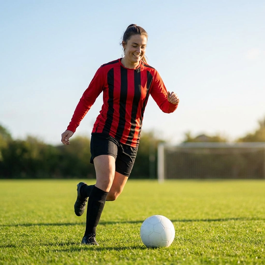 Women's Long Sleeve Football Shirt in various colours