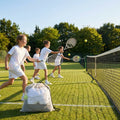 Junior cotton tennis t-shirt in white, available in six sizes