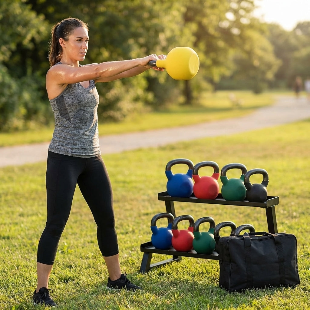 Neoprene Kettlebells for Home and Gym Workouts