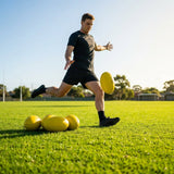 AFL match ball made from synthetic leather in various sizes