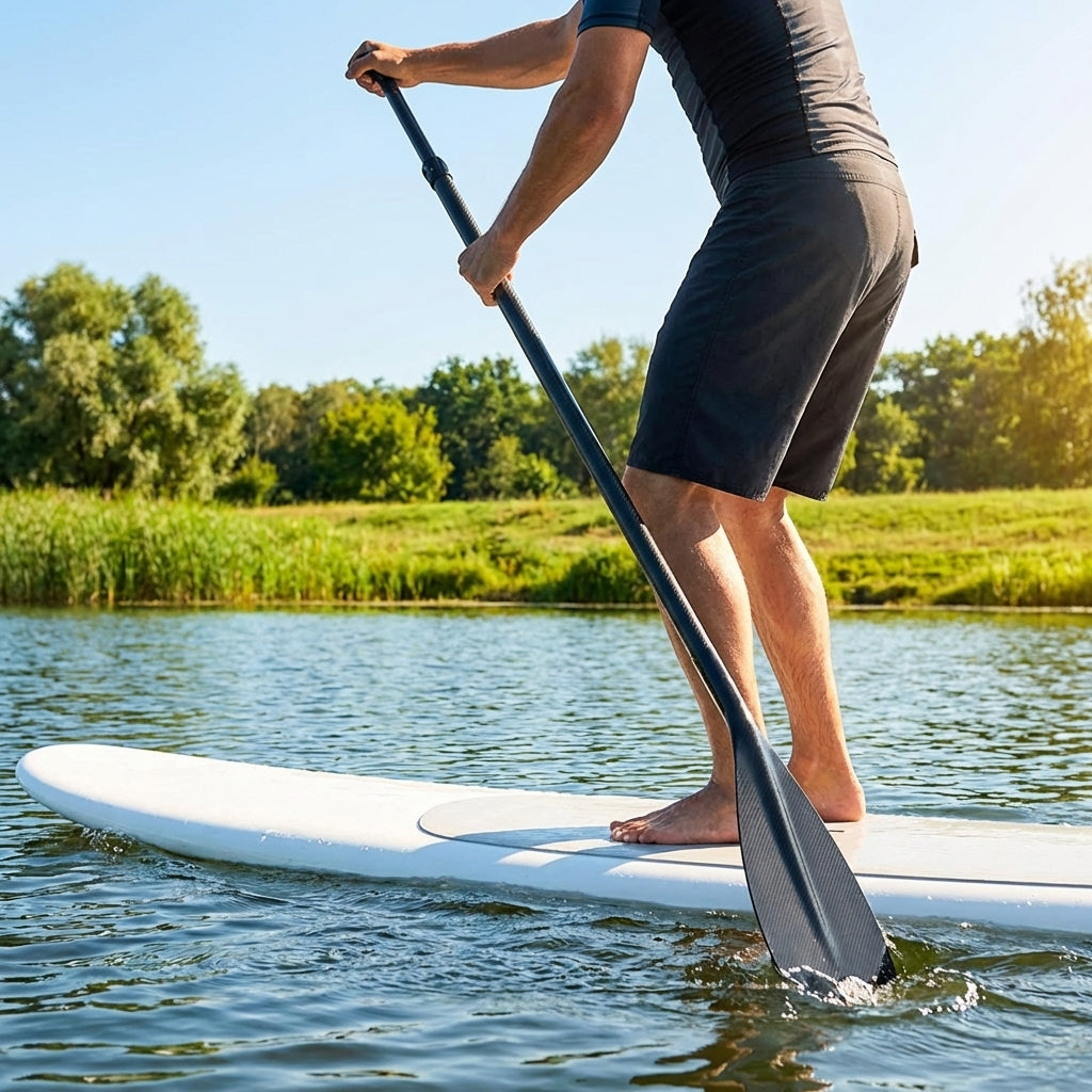 Adjustable aluminium kayak paddles for water sports
