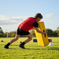 Yellow AFL tackle bag with 600GSM PVC for training