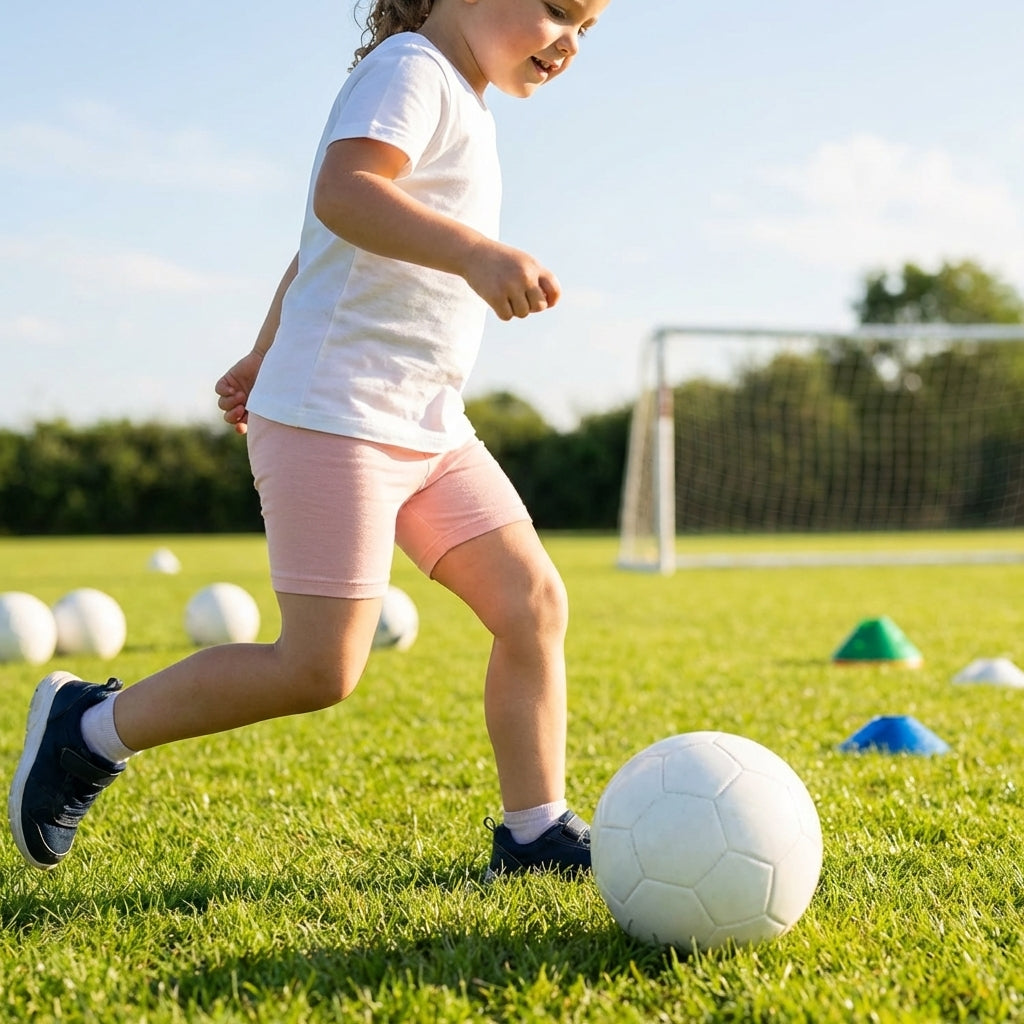 Kids’ base layer shorts in various colours for sportswear