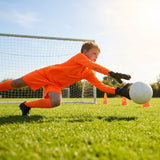Kids' Goalkeeper Kit including shirt, shorts, and socks