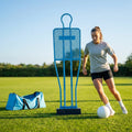 Football training mannequins made from shatterproof PVC, 6ft tall