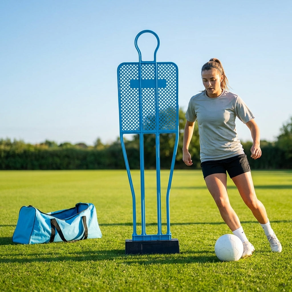 Football training mannequins made from shatterproof PVC, 6ft tall