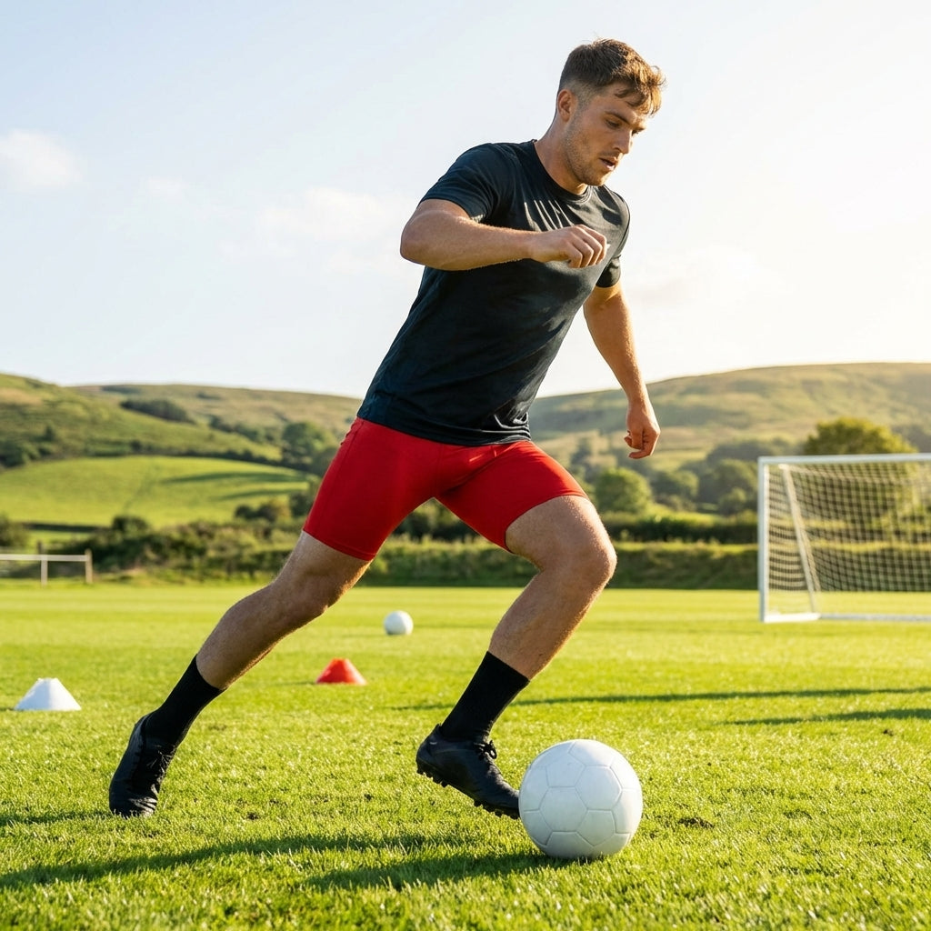 Men's base layer shorts in various colours, ideal for sportswear