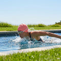 Silicone swimming caps in multiple colours for adults