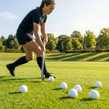 Training Hockey Balls available in white and Fluro pink