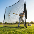 Custom baseball nets made from HDPP material in black