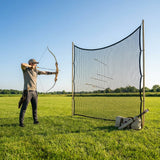 Custom-size archery netting in multiple colours for indoor and outdoor use