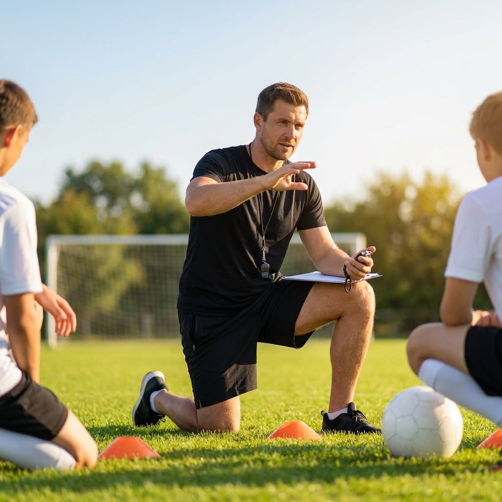 Breathable polyester coaches' shorts in black and navy